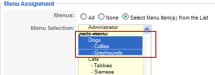 Submenu example5