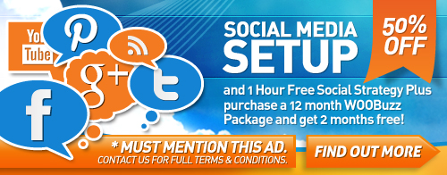 50% off Social Media Setup!