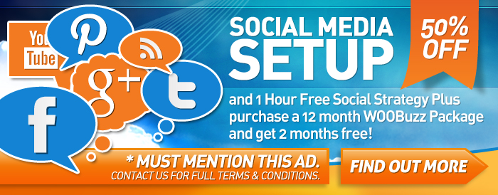 50% off Social Media Setup